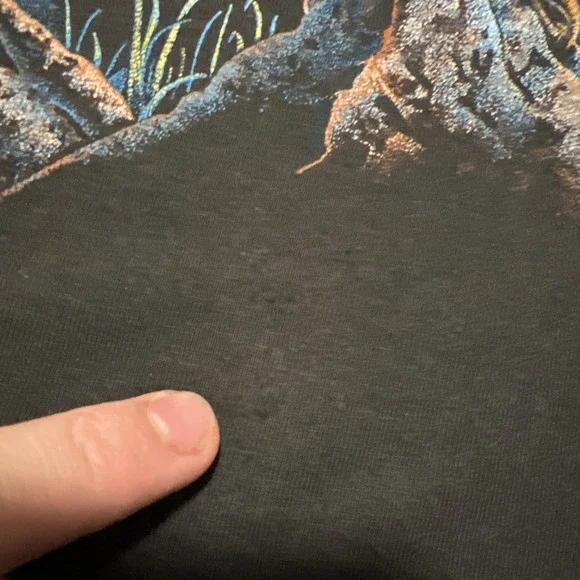 Screen Stars Black Eagle Graphic T-Shirt - Picture 13 of 16